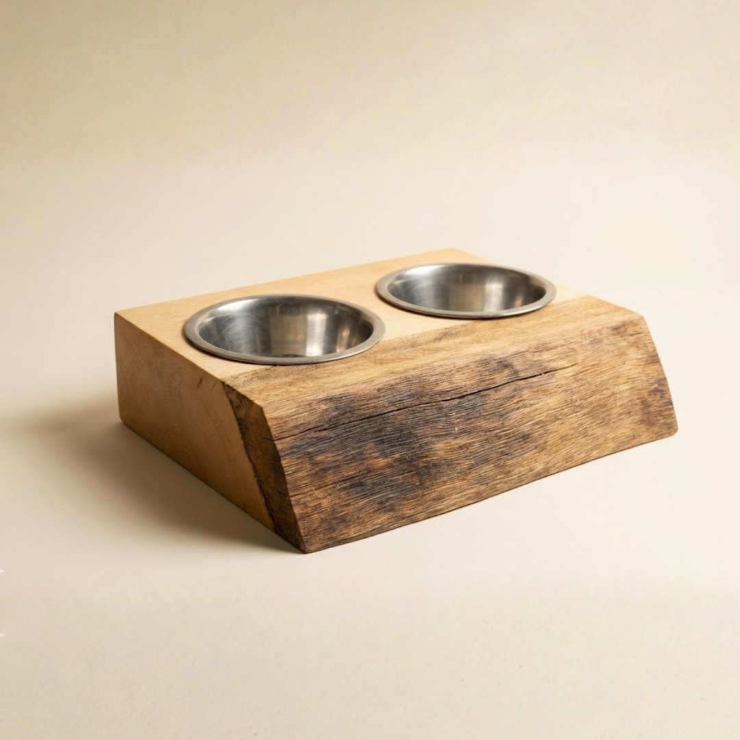comedouro pesado para pet com tigela de aço inox