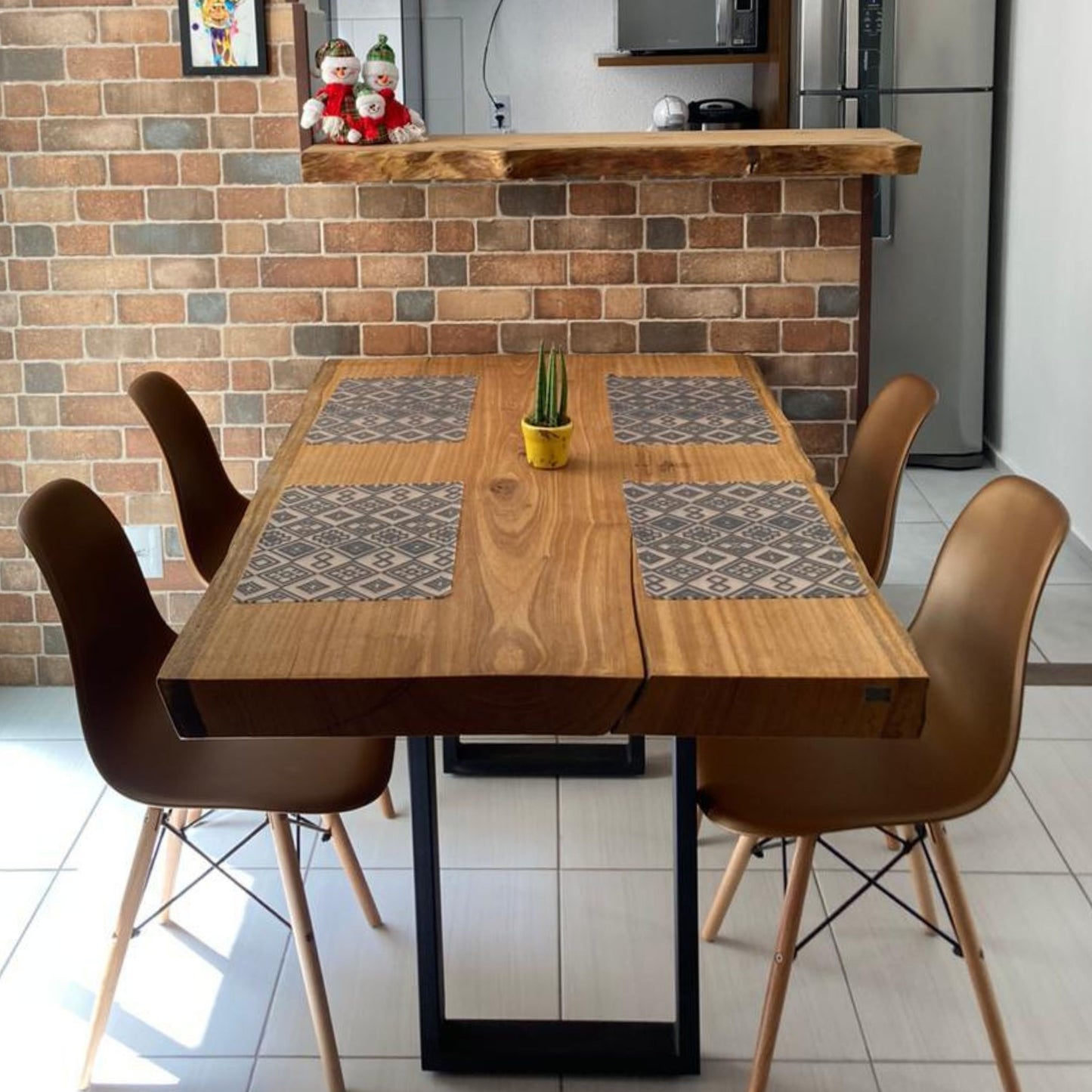 Mesa Rustica - 6 Lugares - 140 x 80 cm
