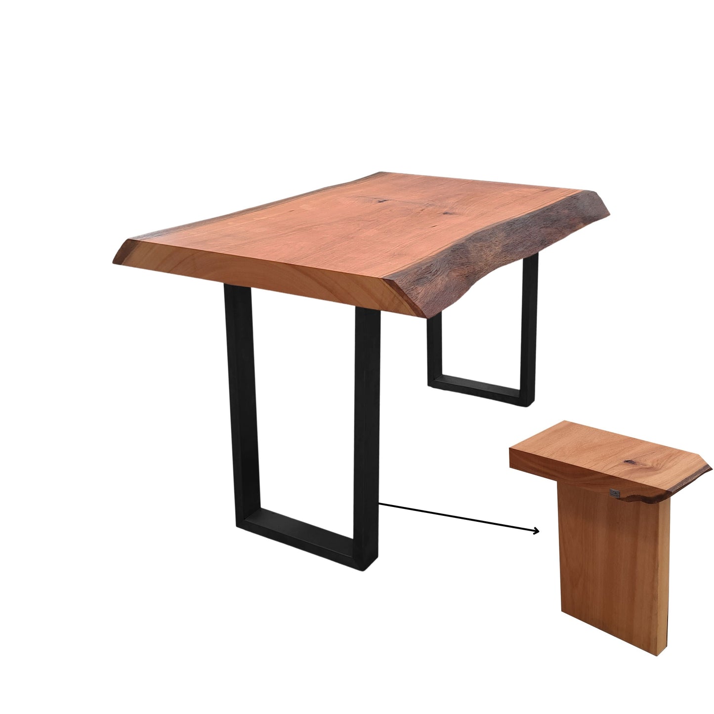 Mesa Madeira Maciça - 4 Lugares - 120 x 90 cm