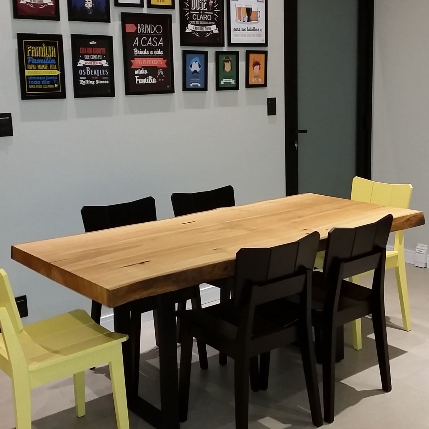 Mesa Industrial - 6 Lugares - 160 x 70 cm