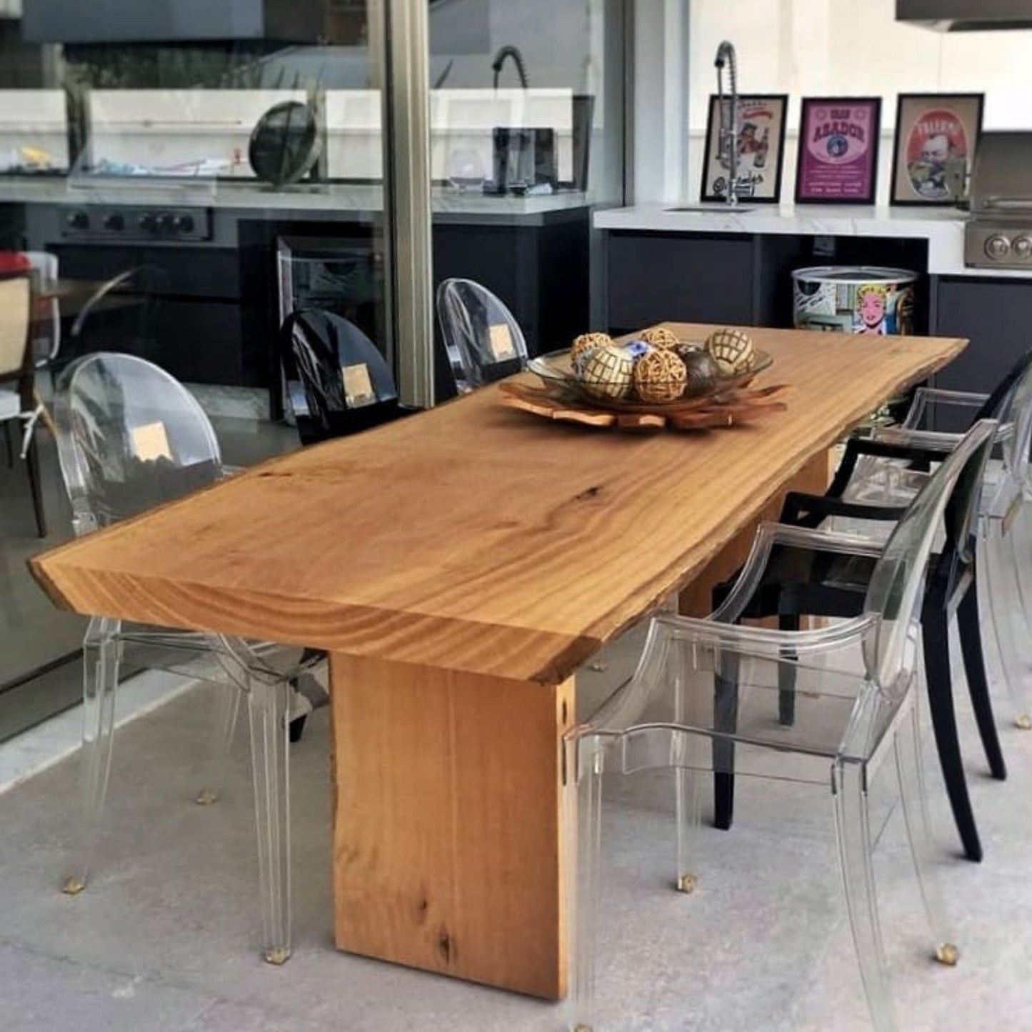 mesa rustica 8 lugares